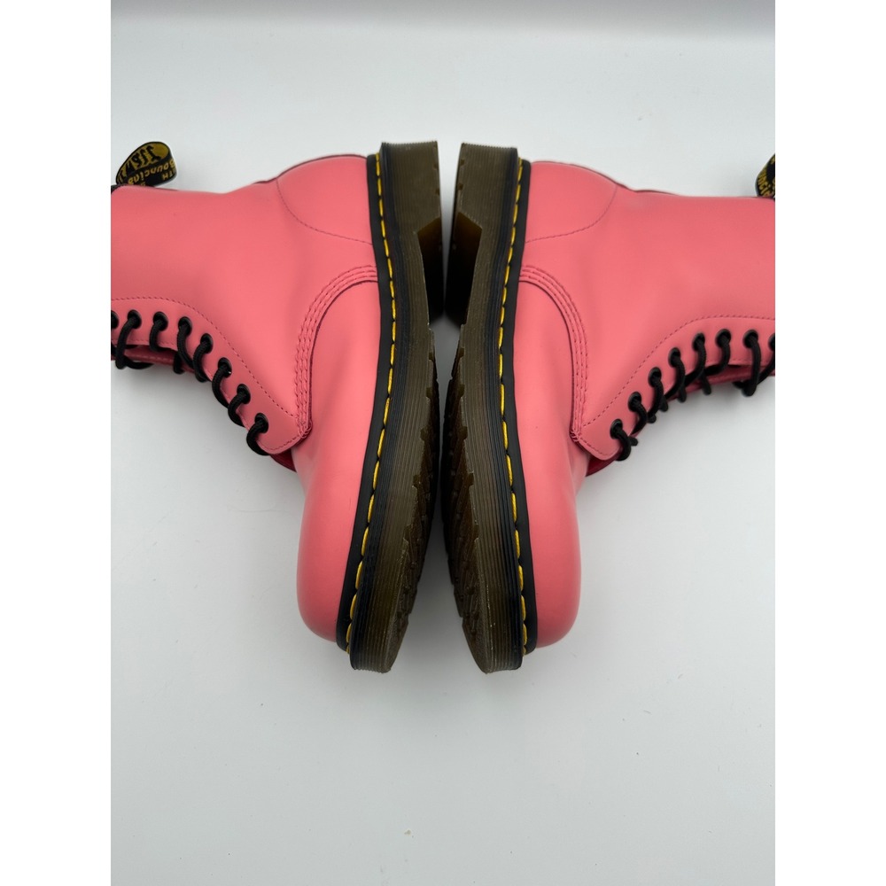 Dr Martens 1460‎ Acid Pink Smooth Leather Lace Up Combat Boots EU 39 US 8L US 7M - Picture 9 of 13